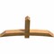 Ekena Millwork Bellingham Rough Sawn Timber Gable Bracket, Western Red Cedar, 72"W x 33"H x 6"D x 6"F, 11/12 Pitch GBW072X33X0606BEL00RWR - alternate 2